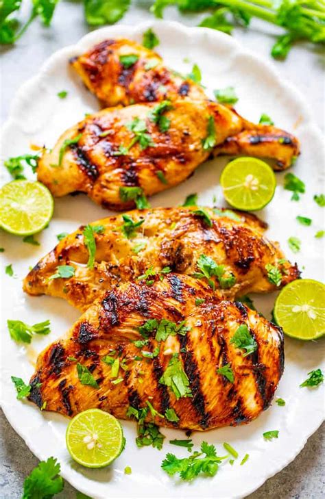 How many calories are in spicy lime cilantro chicken - calories, carbs, nutrition