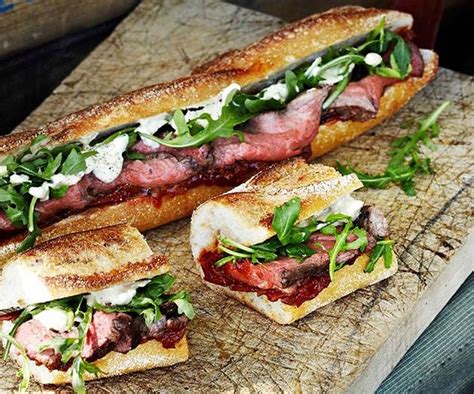 How many calories are in spicy roast beef chevre baguette - calories, carbs, nutrition