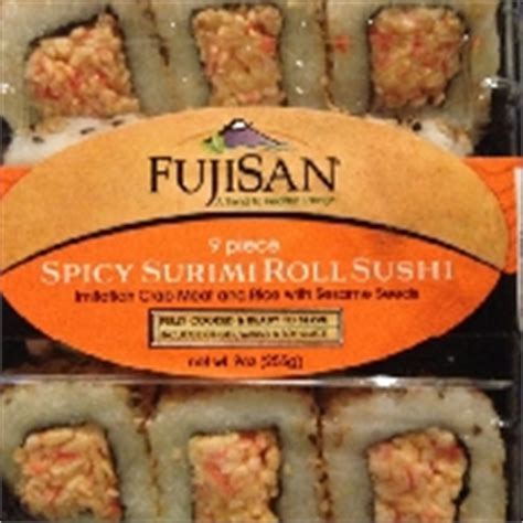 How many calories are in spicy surimi roll - calories, carbs, nutrition