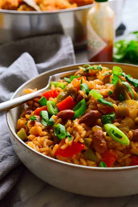 How many calories are in spicy vegan jambalaya - calories, carbs, nutrition