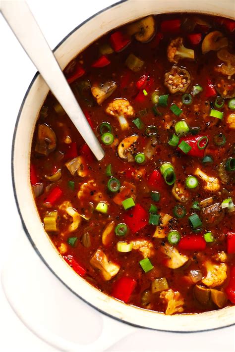 How many calories are in spicy vegetable gumbo - calories, carbs, nutrition