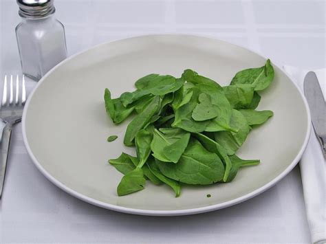 How many calories are in spinach fresh sauteed 2 oz - calories, carbs, nutrition