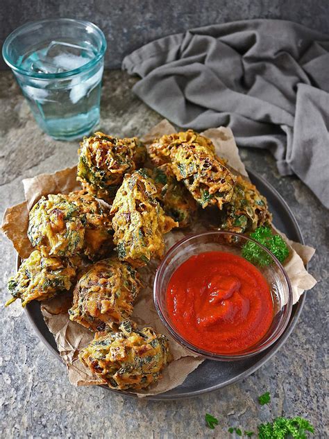 How many calories are in spinach pakoras - calories, carbs, nutrition