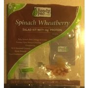 How many calories are in spinach salad with toasted wheatberry (11138.12) - calories, carbs, nutrition