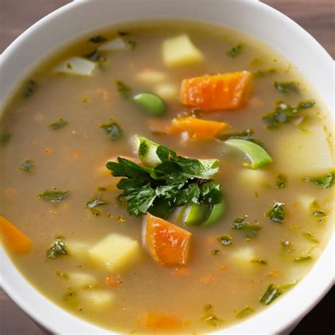 How many calories are in spring vegetable soup - calories, carbs, nutrition