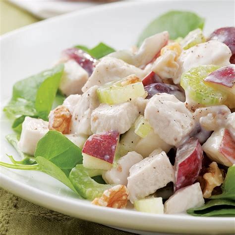 How many calories are in spring waldorf salad with chicken - calories, carbs, nutrition