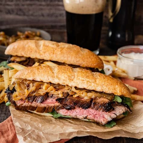 How many calories are in steak sandwich - calories, carbs, nutrition