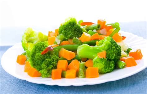 How many calories are in steamed mixed vegetables - calories, carbs, nutrition