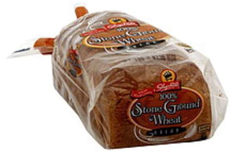 How many calories are in stone ground wheat bread - calories, carbs, nutrition