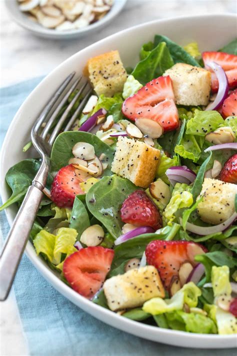 How many calories are in strawberry poppyseed salad - calories, carbs, nutrition