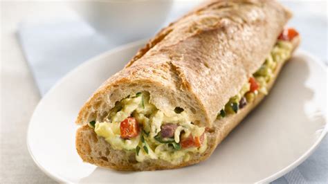 How many calories are in stuffed baguette sandwiches - calories, carbs, nutrition