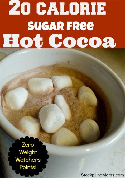 How many calories are in sugar free hot chocolate - calories, carbs, nutrition