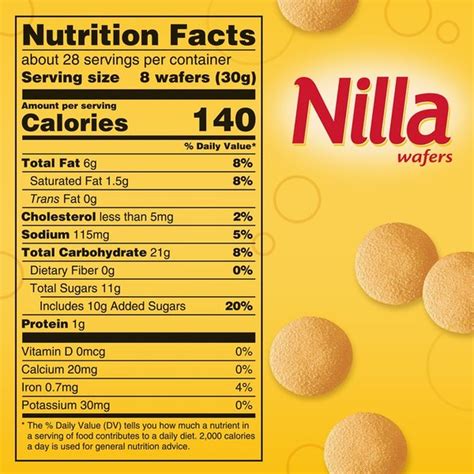 How many calories are in sugar wafers - calories, carbs, nutrition