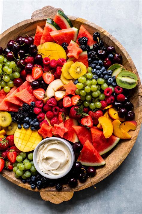 How many calories are in summer fruit plate ii with dip - calories, carbs, nutrition