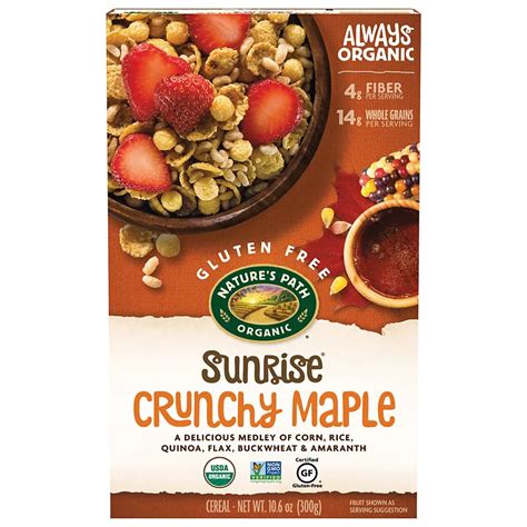 How many calories are in sunrise crunchy maple - calories, carbs, nutrition