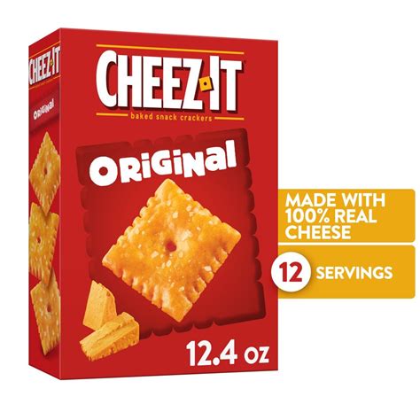 How many calories are in sunshine, cheez-it, mozzarella crackers - calories, carbs, nutrition