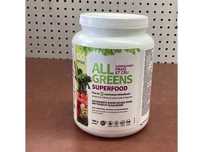 How many calories are in super green - calories, carbs, nutrition
