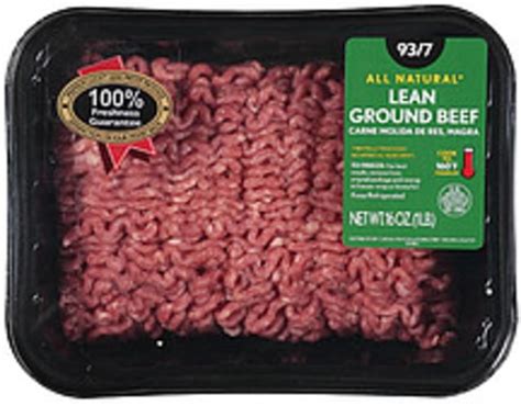 How many calories are in supreme lean ground beef 93/7 - calories, carbs, nutrition