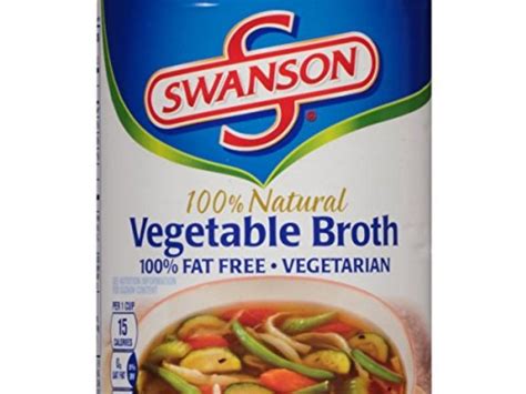 How many calories are in swanson broth, vegetable broth - calories, carbs, nutrition