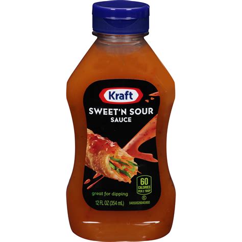 How many calories are in sweet and sour sauce, kraft - calories, carbs, nutrition