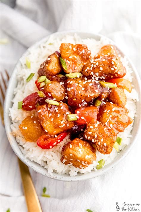 How many calories are in sweet and sour tofu with boiled rice - calories, carbs, nutrition