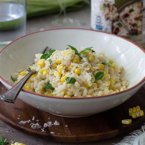 How many calories are in sweet corn risotto - calories, carbs, nutrition