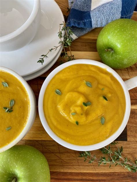 How many calories are in sweet potato and apple soup - calories, carbs, nutrition