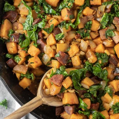 How many calories are in sweet potato chorizo hash - calories, carbs, nutrition