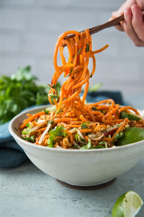 How many calories are in sweet potato pad thai - calories, carbs, nutrition