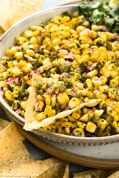 How many calories are in sweetcorn salsa - calories, carbs, nutrition