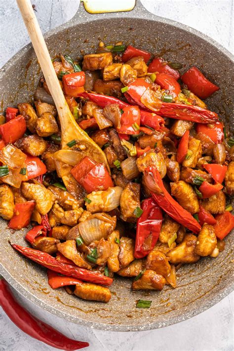 How many calories are in szechwan-style chicken with peanuts - calories, carbs, nutrition