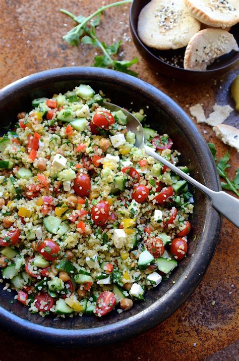 How many calories are in tabbouleh (bulgar wheat) salad - calories, carbs, nutrition