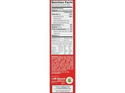 How many calories are in tagalongs - calories, carbs, nutrition
