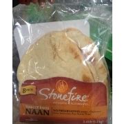 How many calories are in tandoor baked naan - calories, carbs, nutrition
