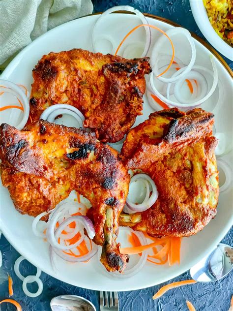 How many calories are in tandoori roasted chicken - calories, carbs, nutrition