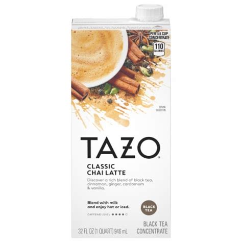 How many calories are in tazo black tea latte - short - nonfat milk - calories, carbs, nutrition