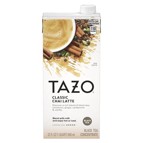 How many calories are in tazo chai tea latte - short - whole milk - calories, carbs, nutrition