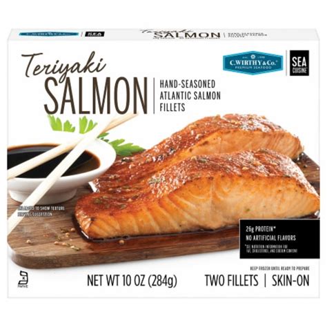 How many calories are in teriyaki salmon fillet - calories, carbs, nutrition