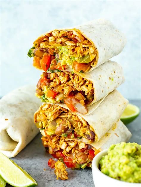 How many calories are in thab burrito grilled chicken shredded - calories, carbs, nutrition