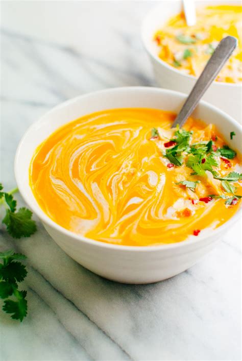 How many calories are in thai butternut squash soup - calories, carbs, nutrition