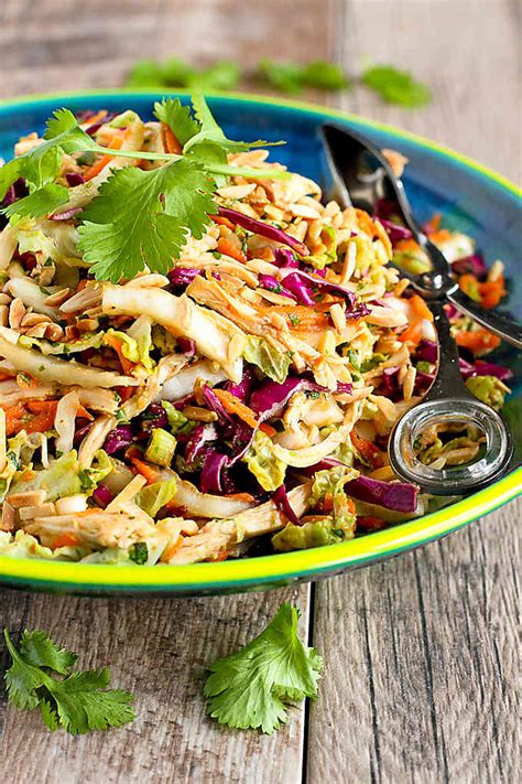 How many calories are in thai chicken salad - calories, carbs, nutrition