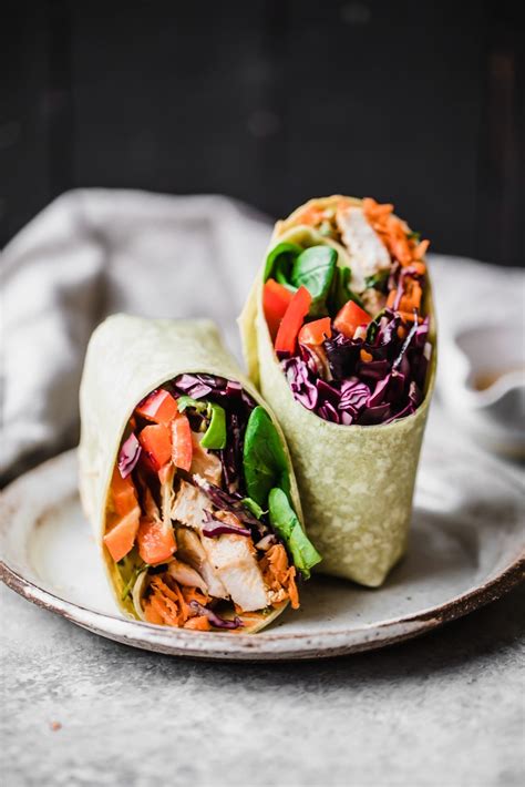 How many calories are in thai chicken wrap df - calories, carbs, nutrition