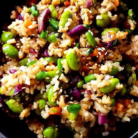 How many calories are in thai style fried rice with edamame - calories, carbs, nutrition
