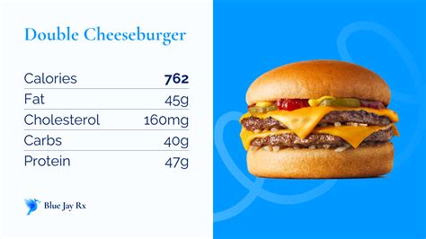 How many calories are in the american double cheeseburger - calories, carbs, nutrition