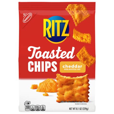 How many calories are in toasted chips - cheddar - calories, carbs, nutrition