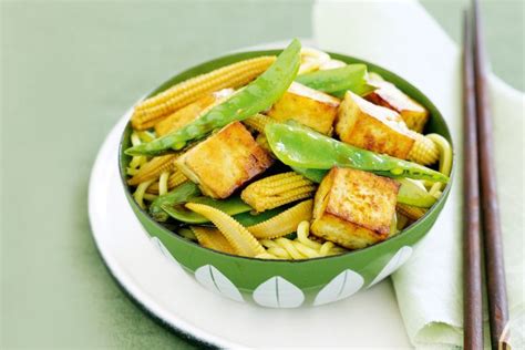 How many calories are in tofu teriyaki snow pea stir fry - calories, carbs, nutrition