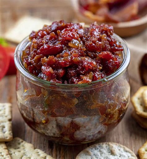 How many calories are in tomato and bacon marmalade - calories, carbs, nutrition