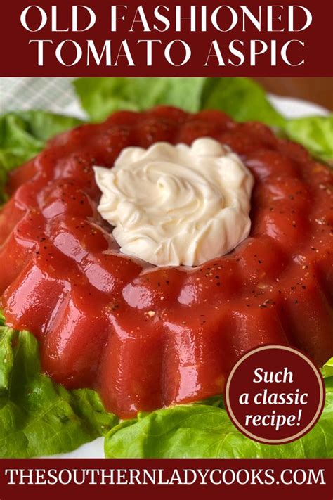 How many calories are in tomato aspic salad - calories, carbs, nutrition