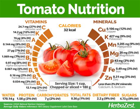 How many calories are in tomatoes - calories, carbs, nutrition