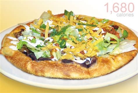 How many calories are in tostada pizza - calories, carbs, nutrition